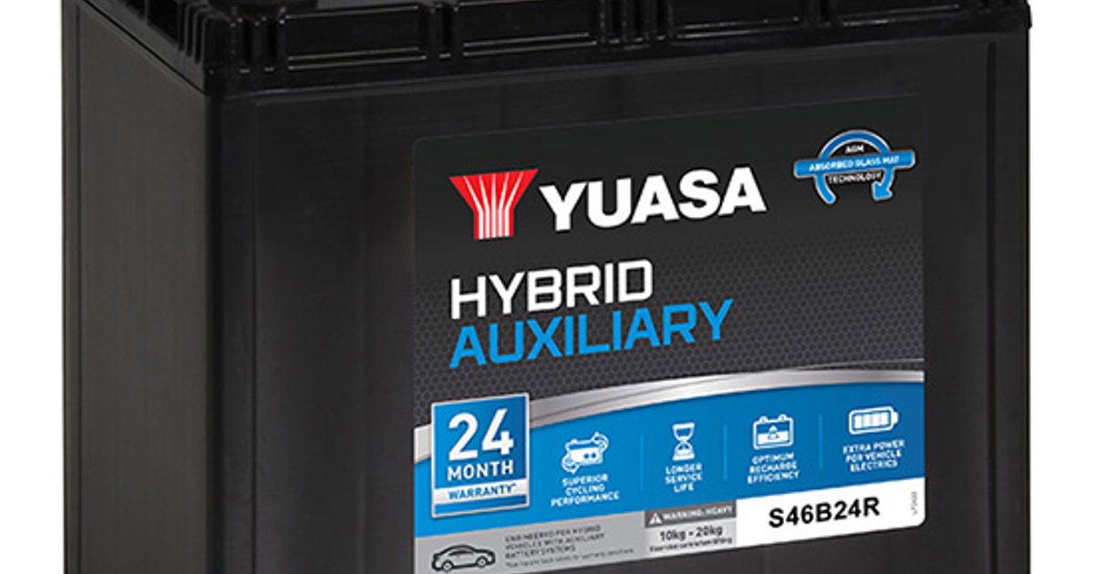 S46B24R Hybrid Auxiliary Hybrid & EV car batteries Yuasa Batteries